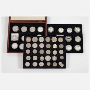 Konvolut Silbermünzen und -medaillen