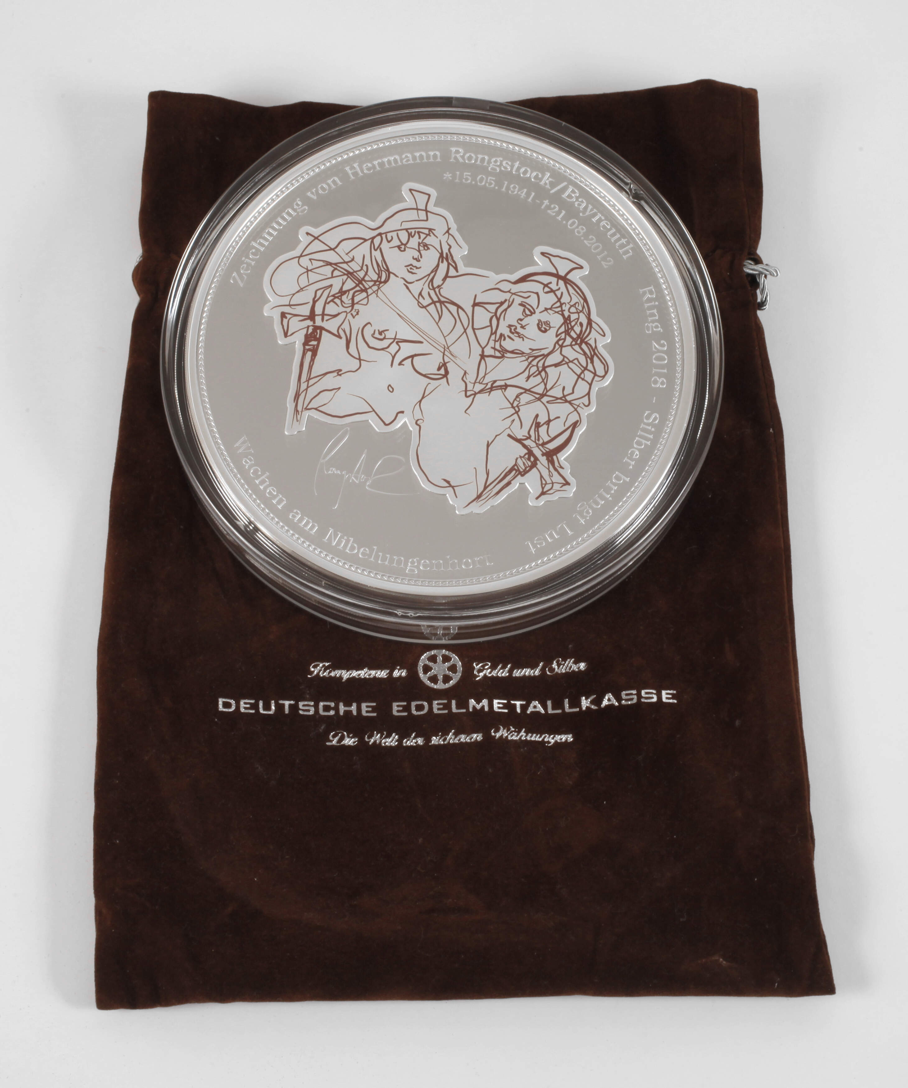 Siegfried-Taler zu 4 Kilogramm Silber