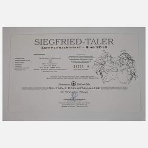 Siegfried-Taler zu 1 Kilogramm Silber