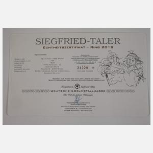 Siegfried-Taler zu 1 Kilogramm Silber