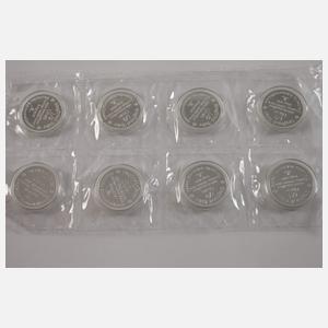 Siegfried-Taler Konvolut Silberunzen