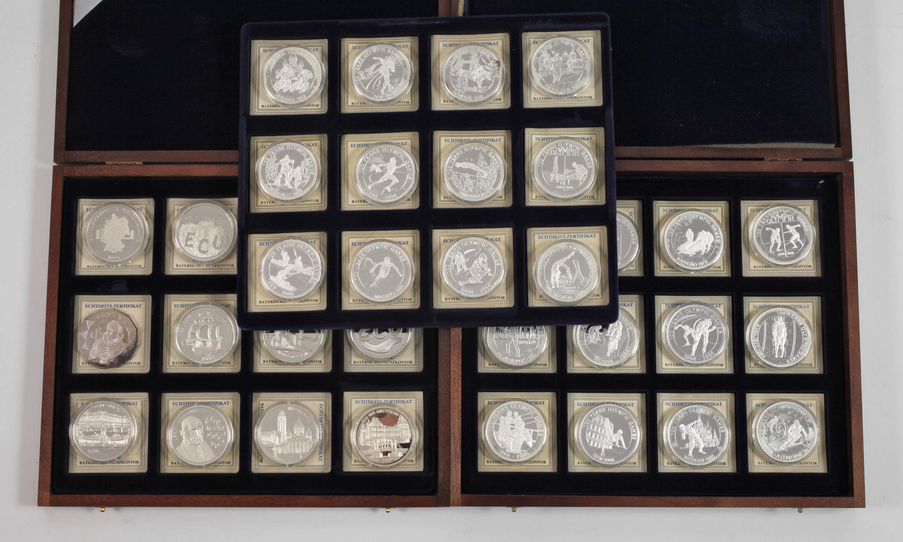 Konvolut Silbermedaillen