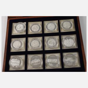 Konvolut Silbermedaillen