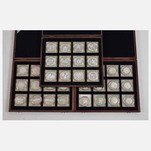 Konvolut Silbermedaillen