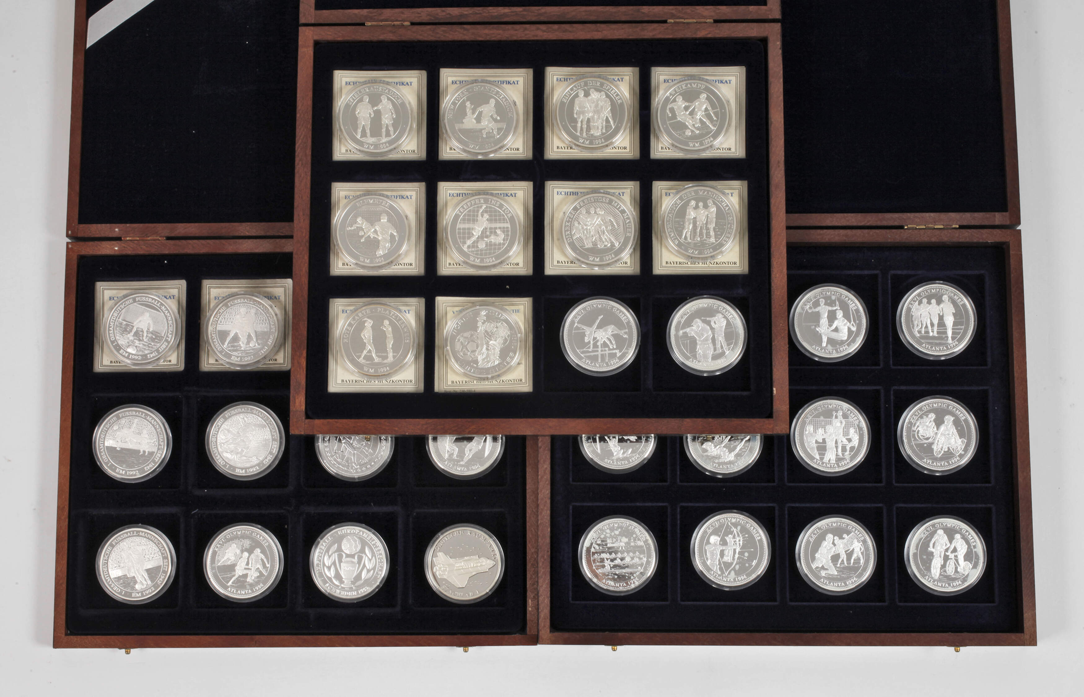 Konvolut Silbermedaillen