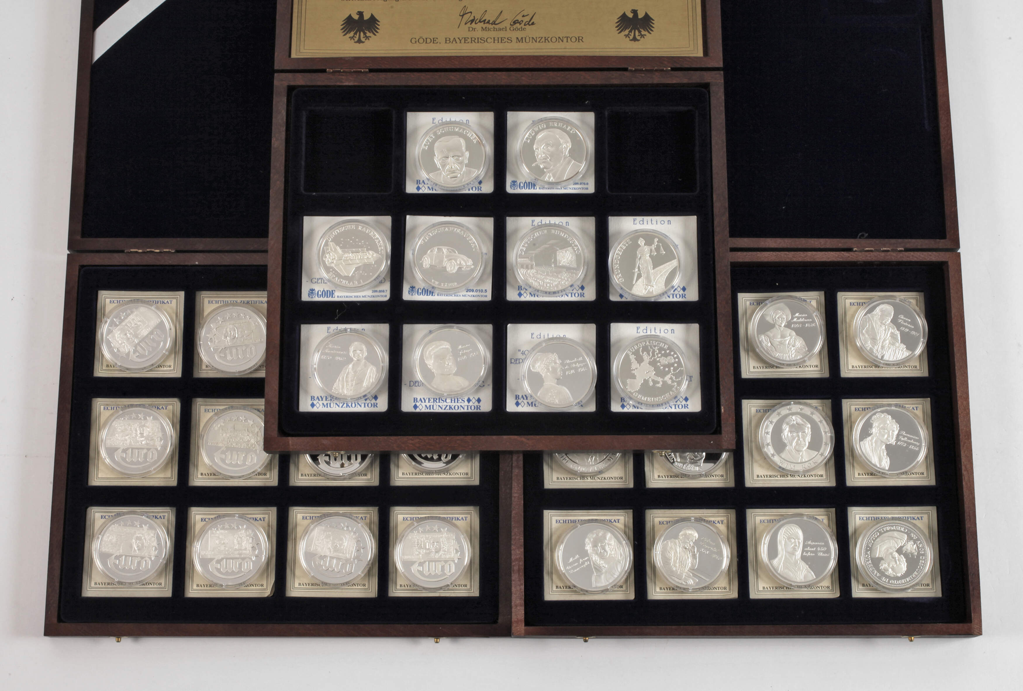 Konvolut Silbermedaillen
