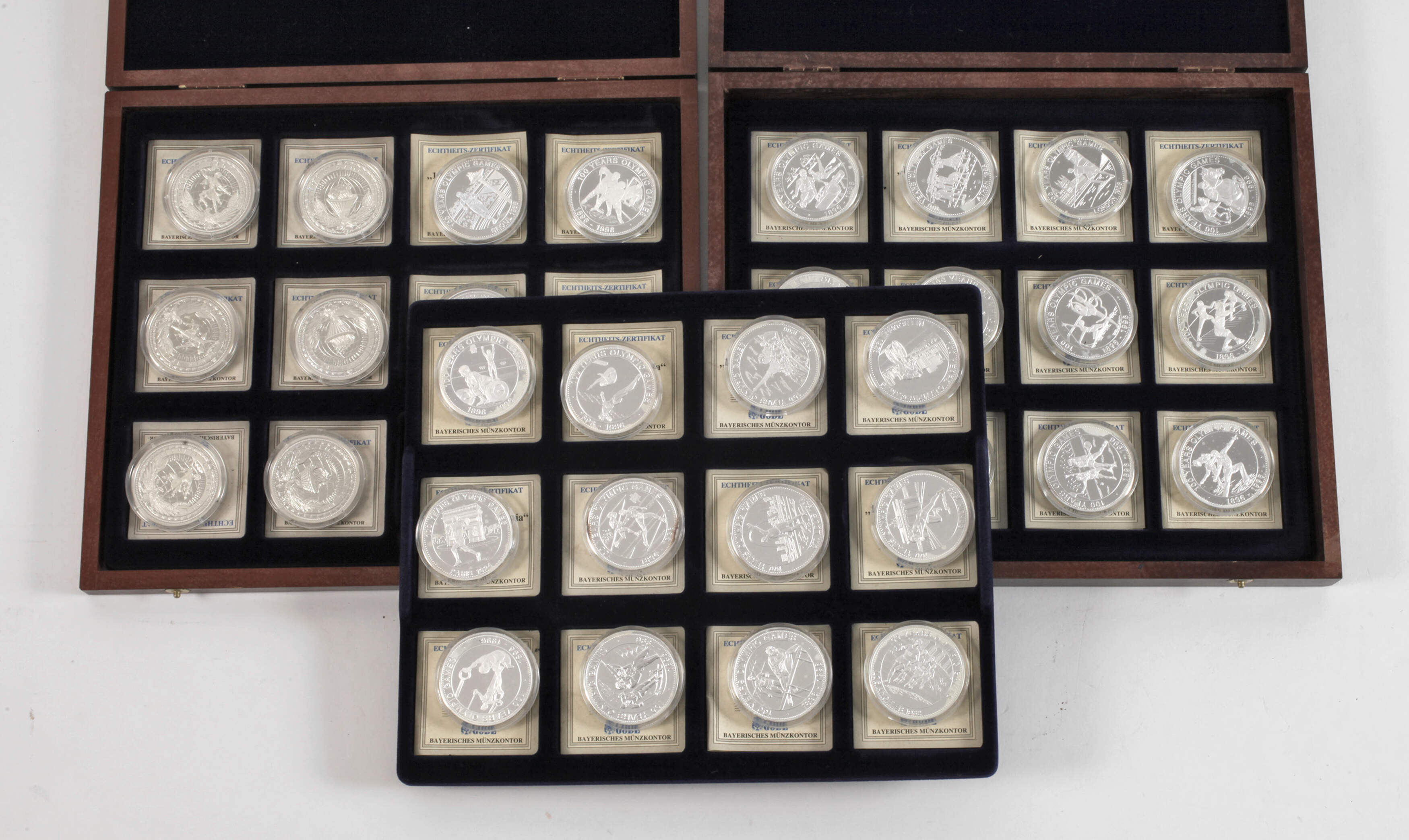 Konvolut Silbermedaillen