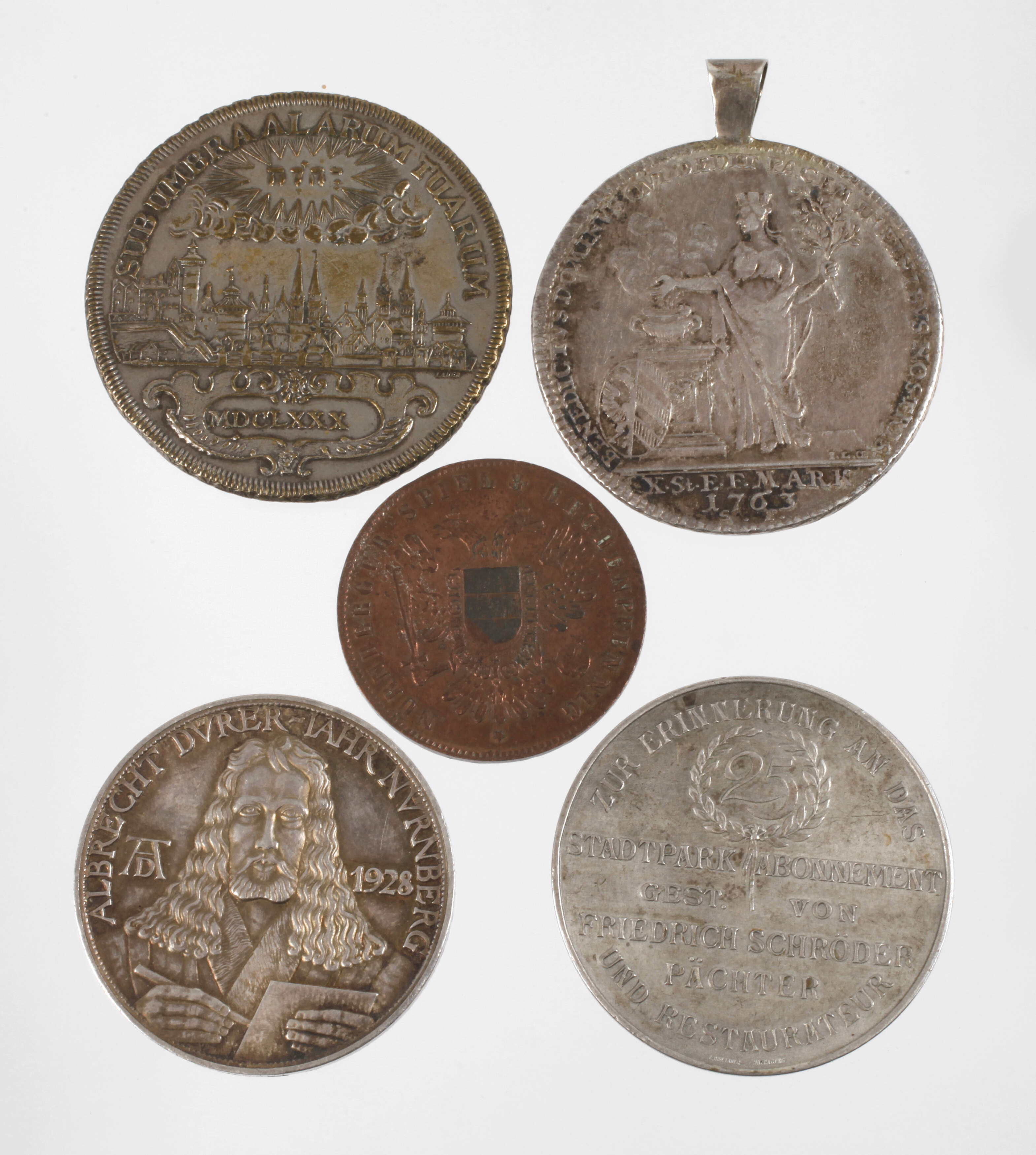 Konvolut Münzen und Medaillen Nürnberg