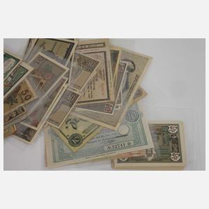 Konvolut Notgeldscheine Unterfranken