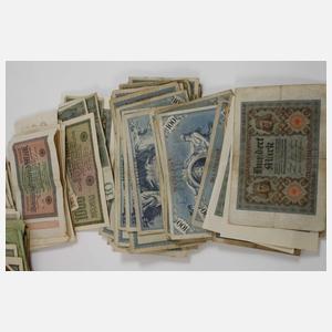 Konvolut alte Geldscheine