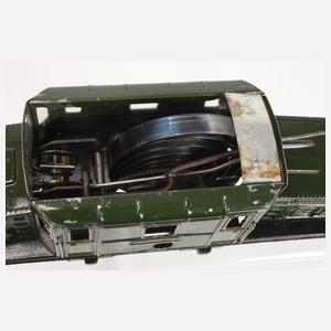 Märklin E-Lok und zwei Wagons