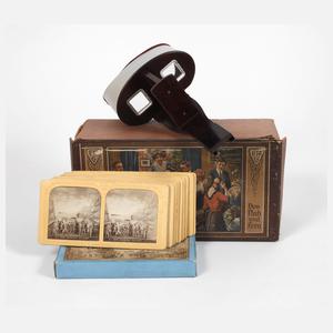 Stereoskop "Isostereo" und Bilderserie Frankreich