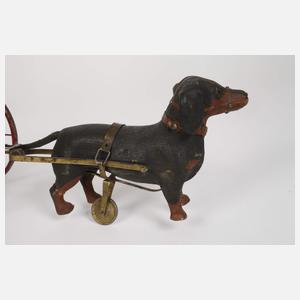 Dackel mit Glockenspielwerk