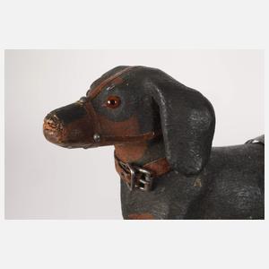 Dackel mit Glockenspielwerk