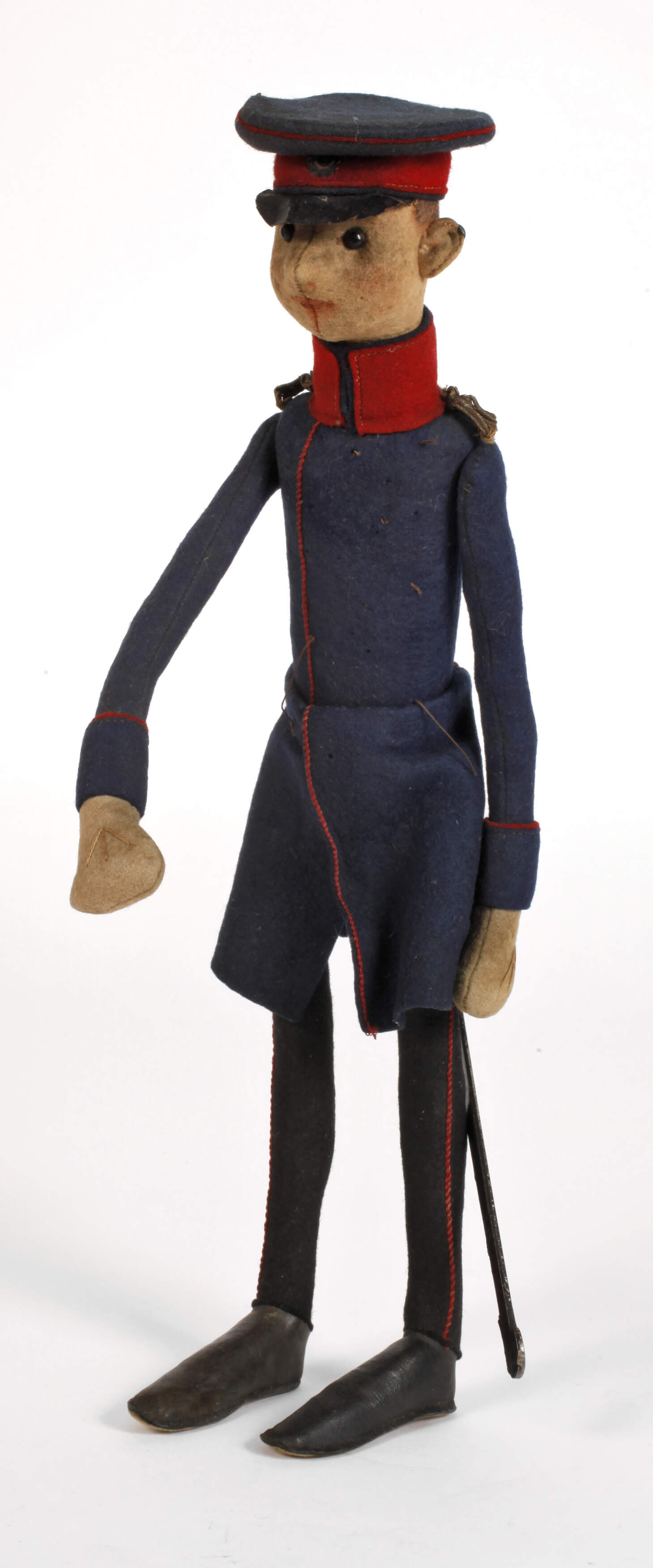 Steiff Puppe als Infanterist Leutnant