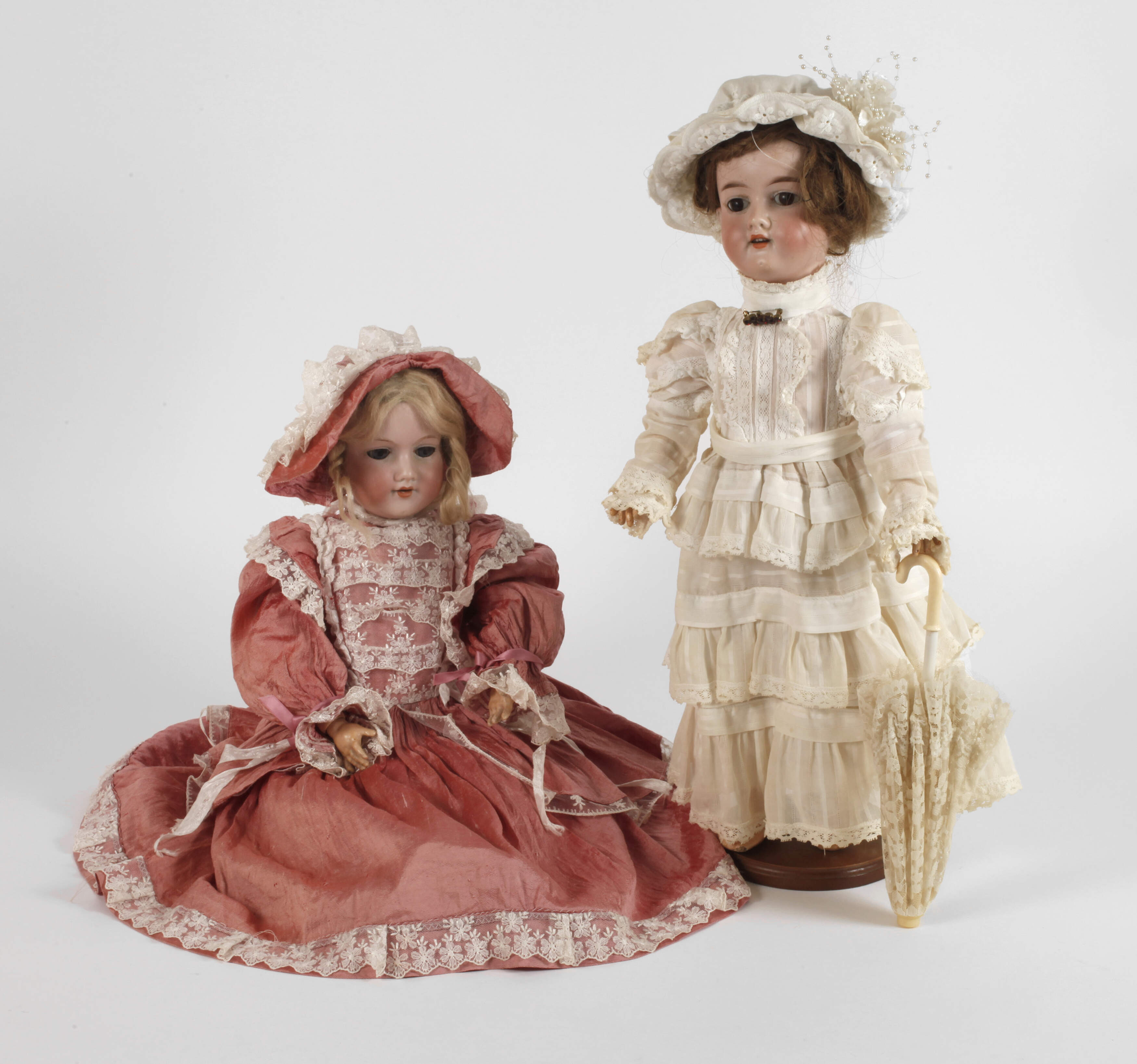 Armand Marseille zwei Porzellankopfpuppen