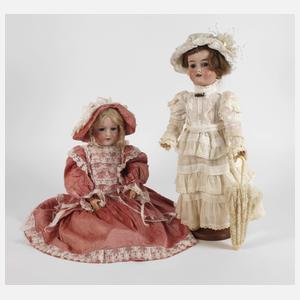 Armand Marseille zwei Porzellankopfpuppen
