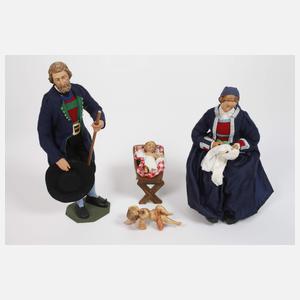 Lang Krippenfiguren