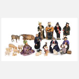 Lang Krippenfiguren