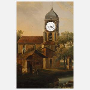 Große Bilderuhr mit Spielwerk