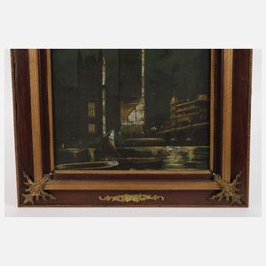 Bilderuhr "Big Ben" mit Spielwerk