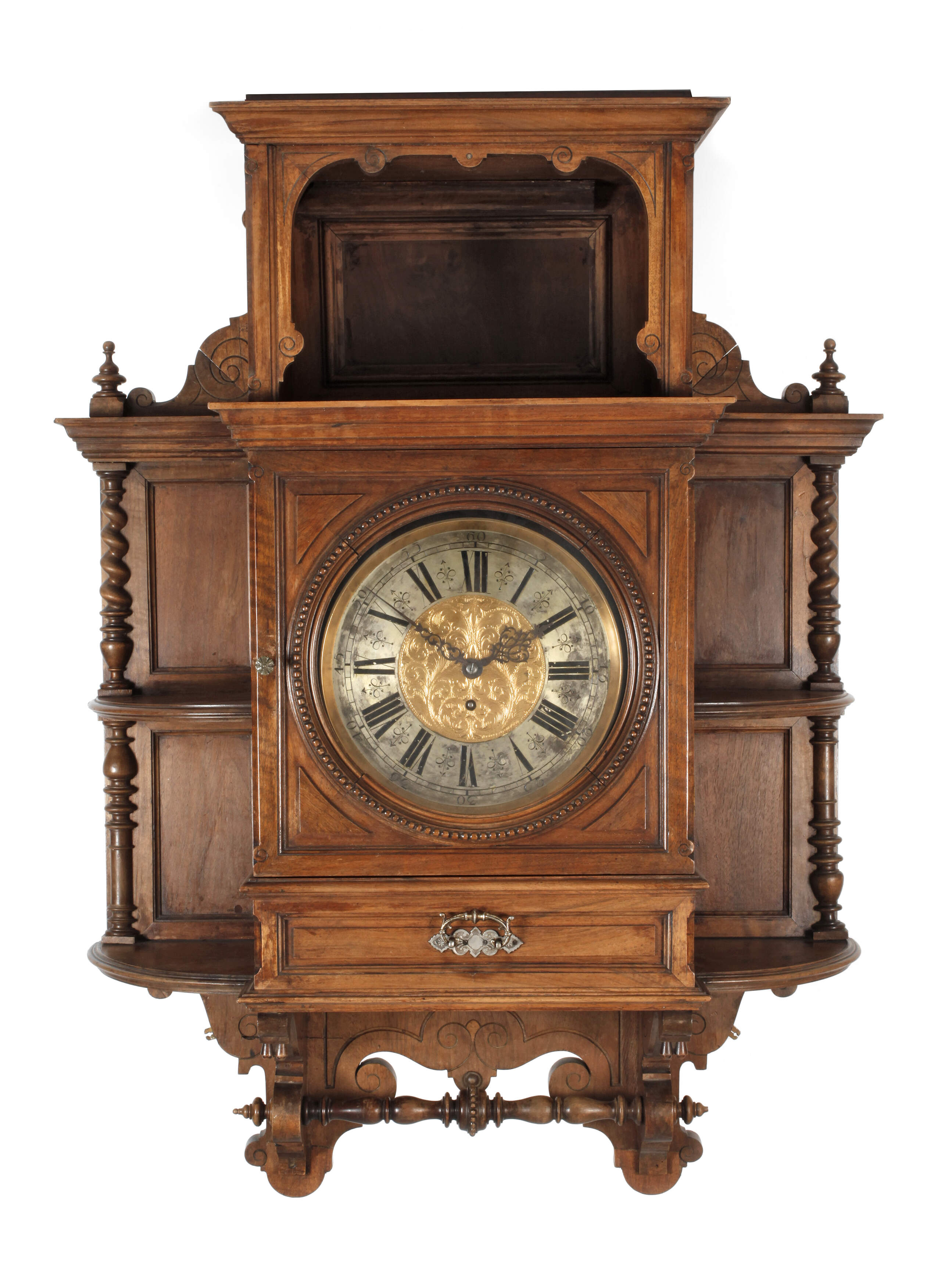 Seltene Wanduhr Gustav Becker