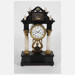Säulenuhr Biedermeier