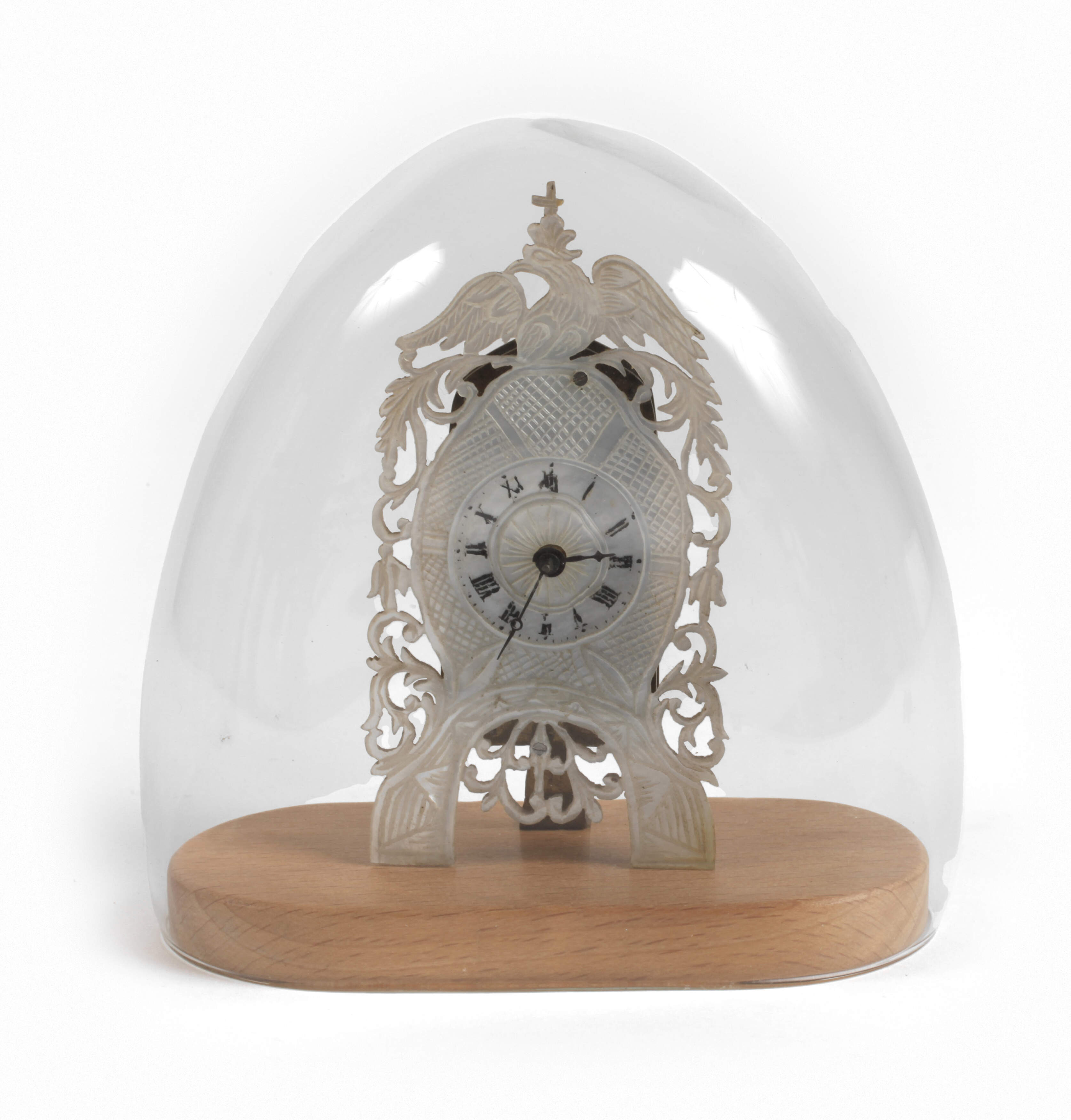 Miniaturuhr Perlmutt