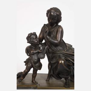 Figurenpendule Bronze