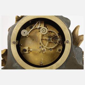 Kleine Kaminuhr Bronze