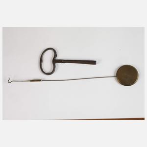 Kleine Kaminuhr Bronze