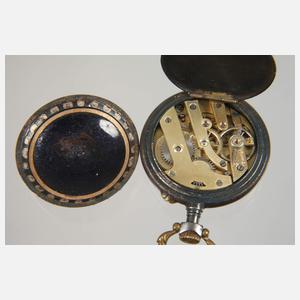 Damenhängeuhr Emaille