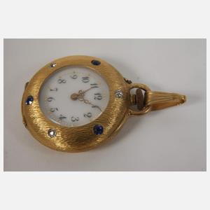 Feine Damenhängeuhr Gold