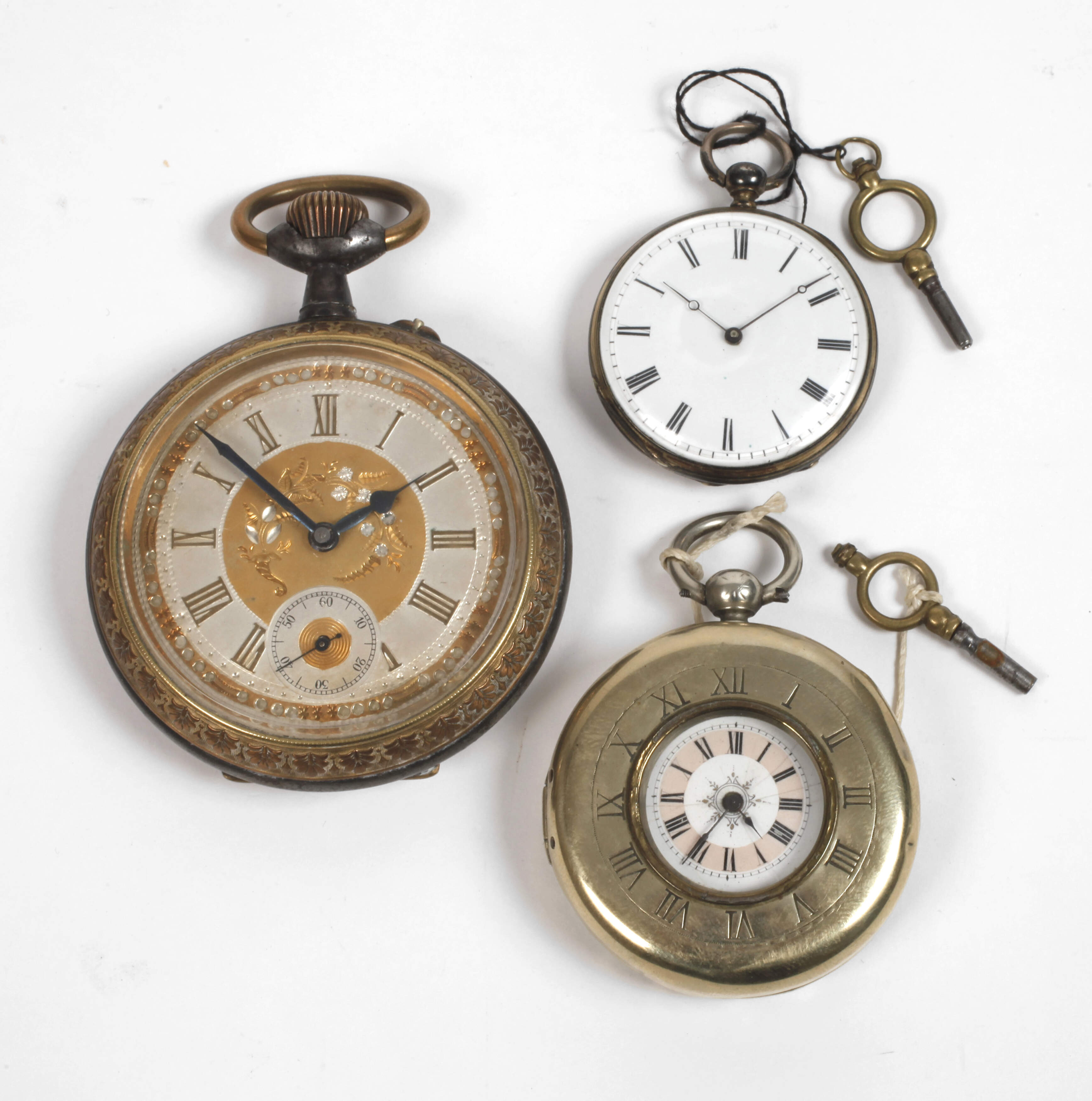 Drei Taschenuhren