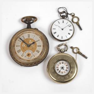 Drei Taschenuhren