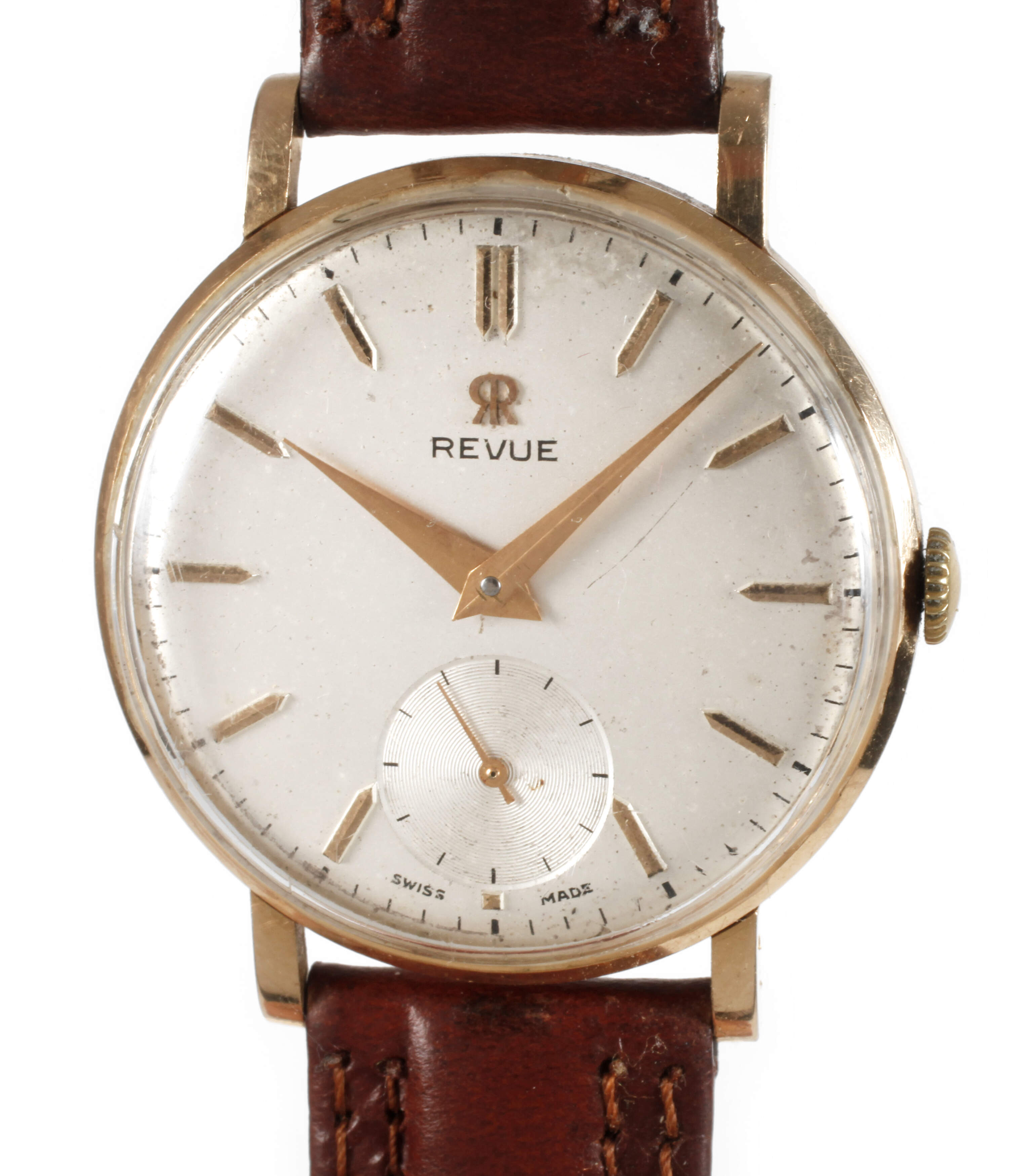 Herrenuhr Revue Gold