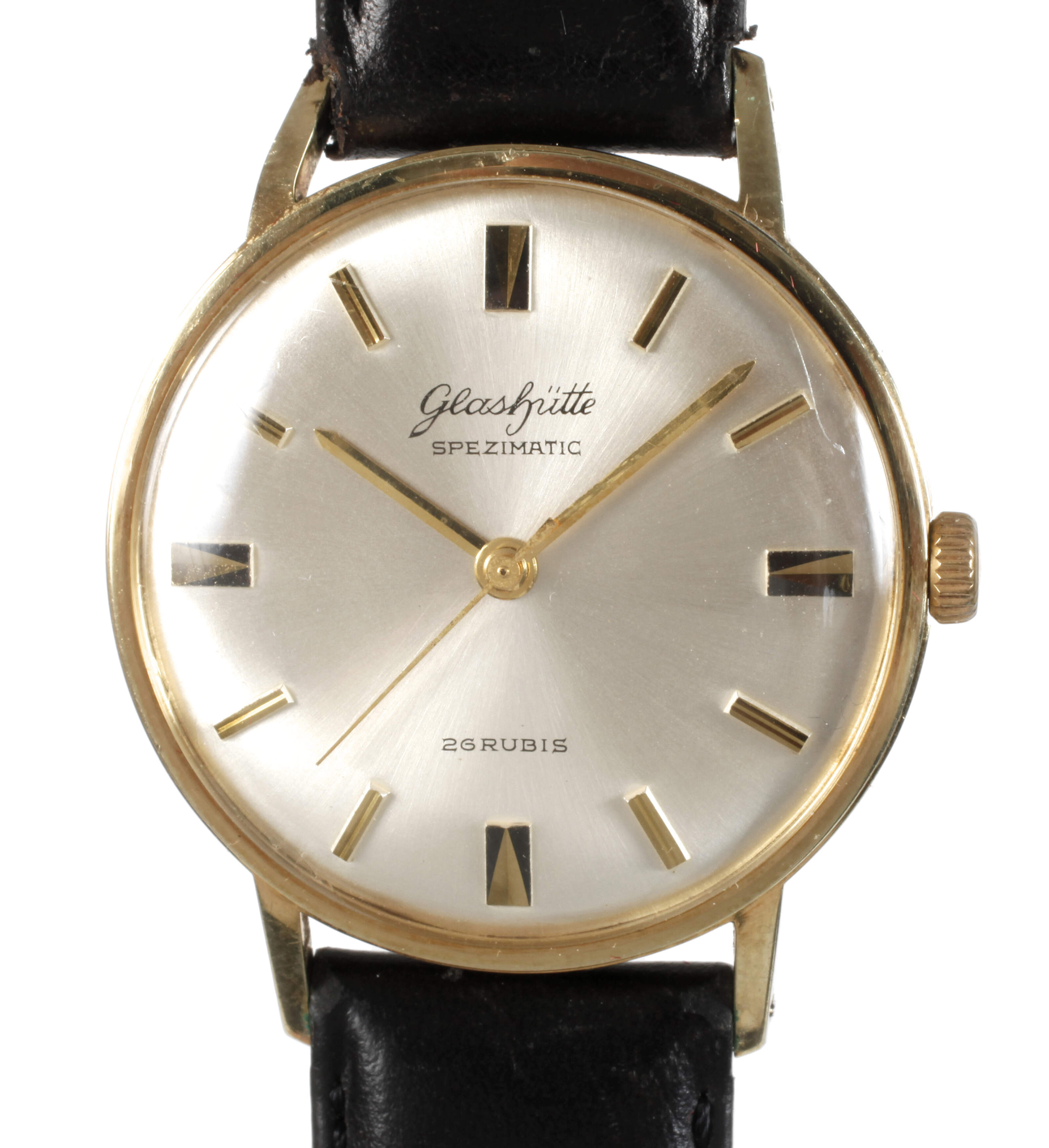 Herrenuhr GUB Glashütte Spezimatic Gold