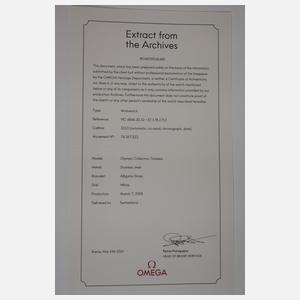 Herrenuhr Omega Chronograph