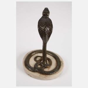 Uhrenständer als Schlange