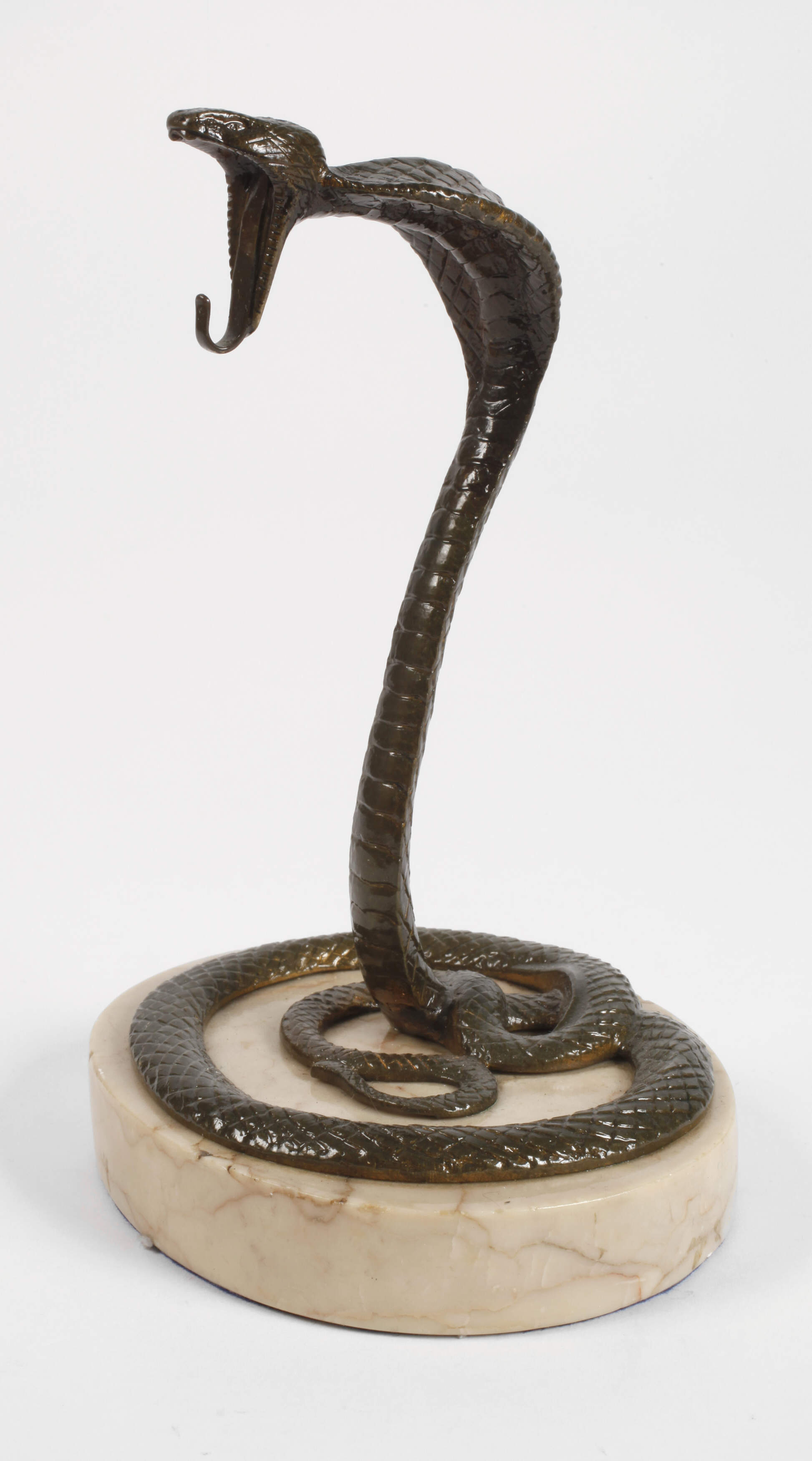 Uhrenständer als Schlange