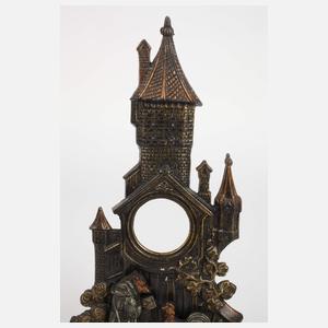 Uhrenständer mit Reineke Fuchs-Motiv