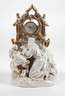 Figürlicher Uhrenständer Porzellan