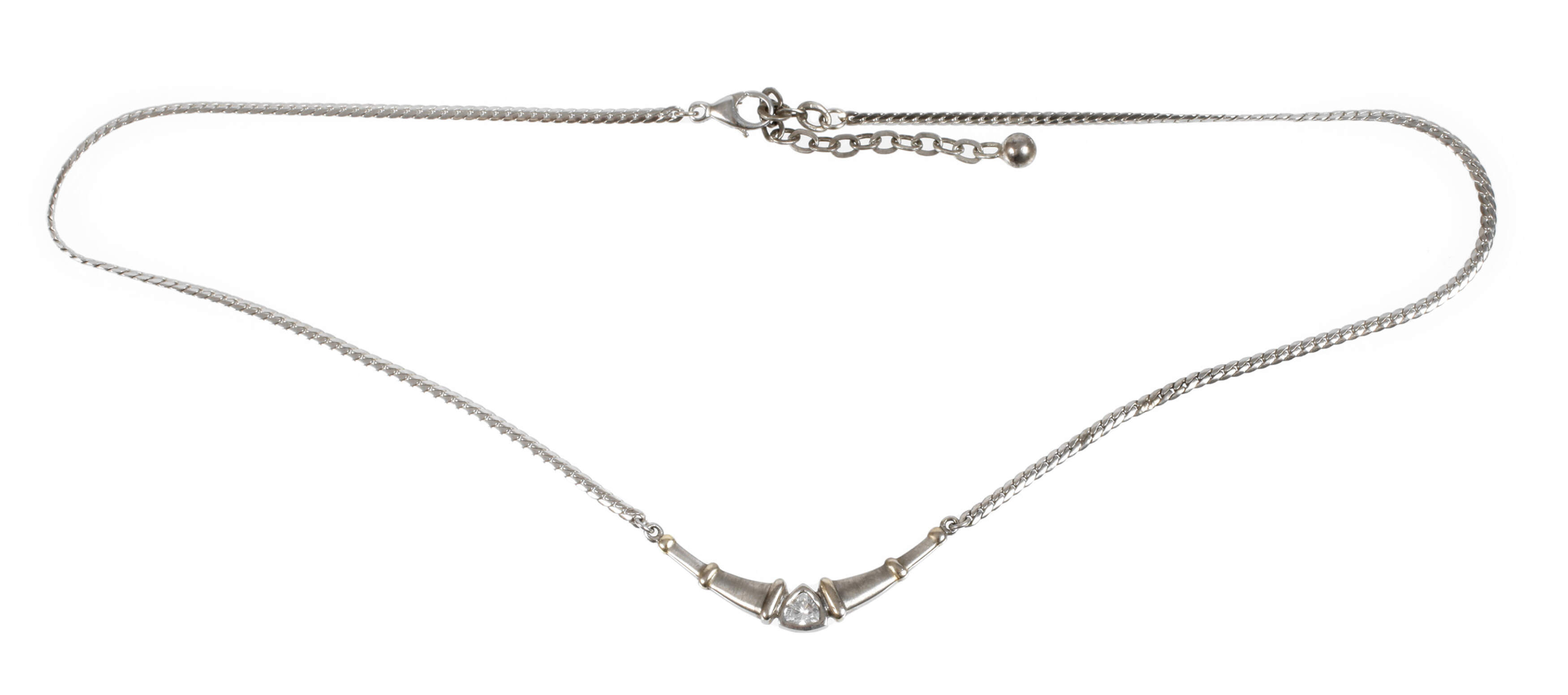 Collier mit Steinbesatz