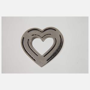 Herzanhänger mit Brillanten