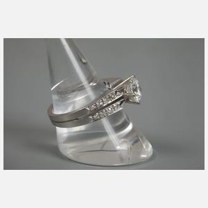 Damenring mit Brillanten von 1,03 ct