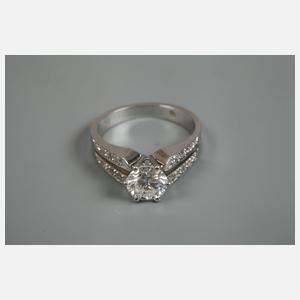 Damenring mit Brillanten von 1,03 ct
