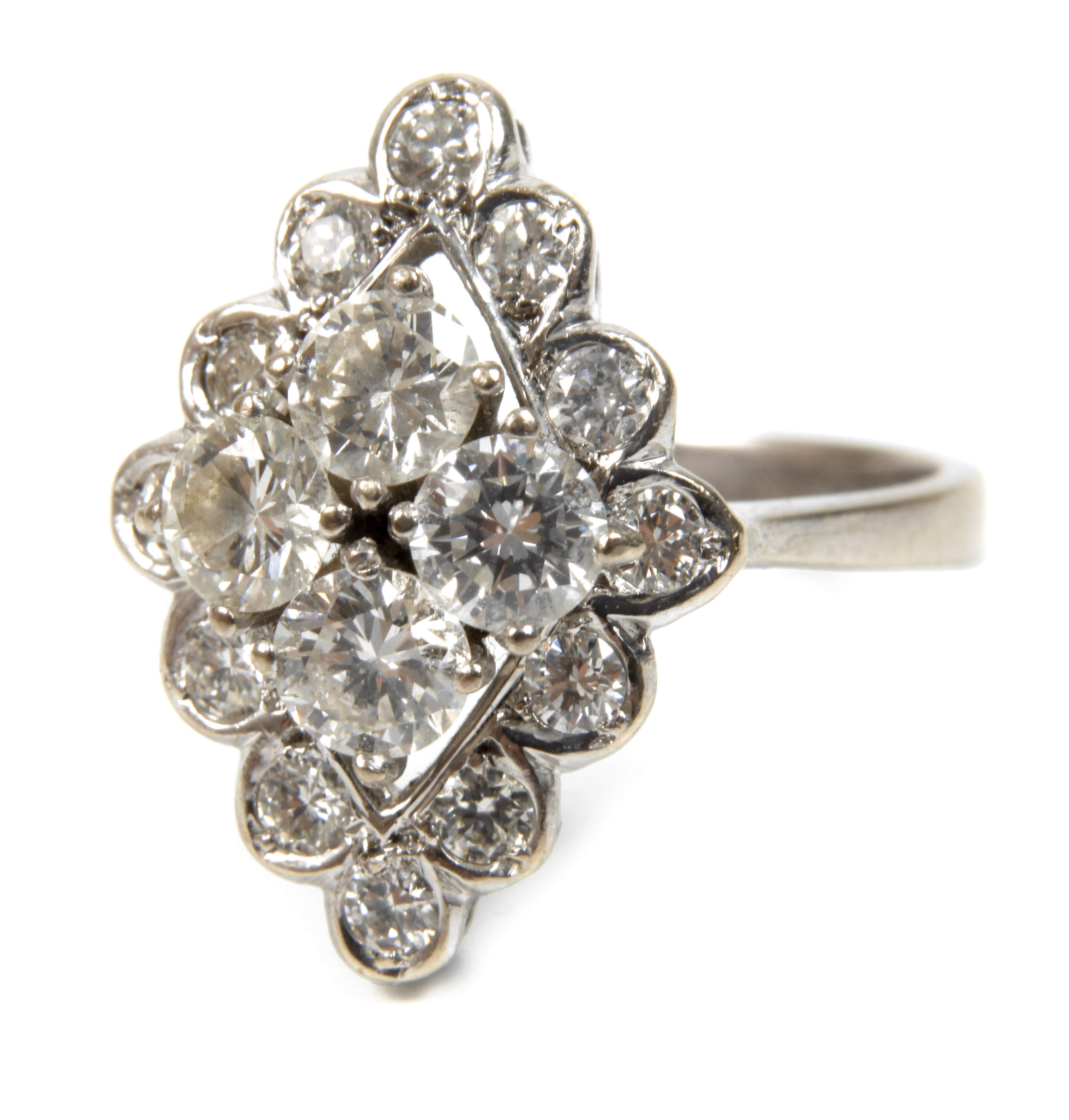 Damenring mit Brillanten