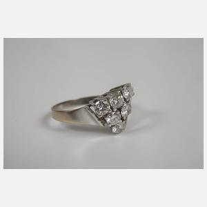 Moderner Brillantring