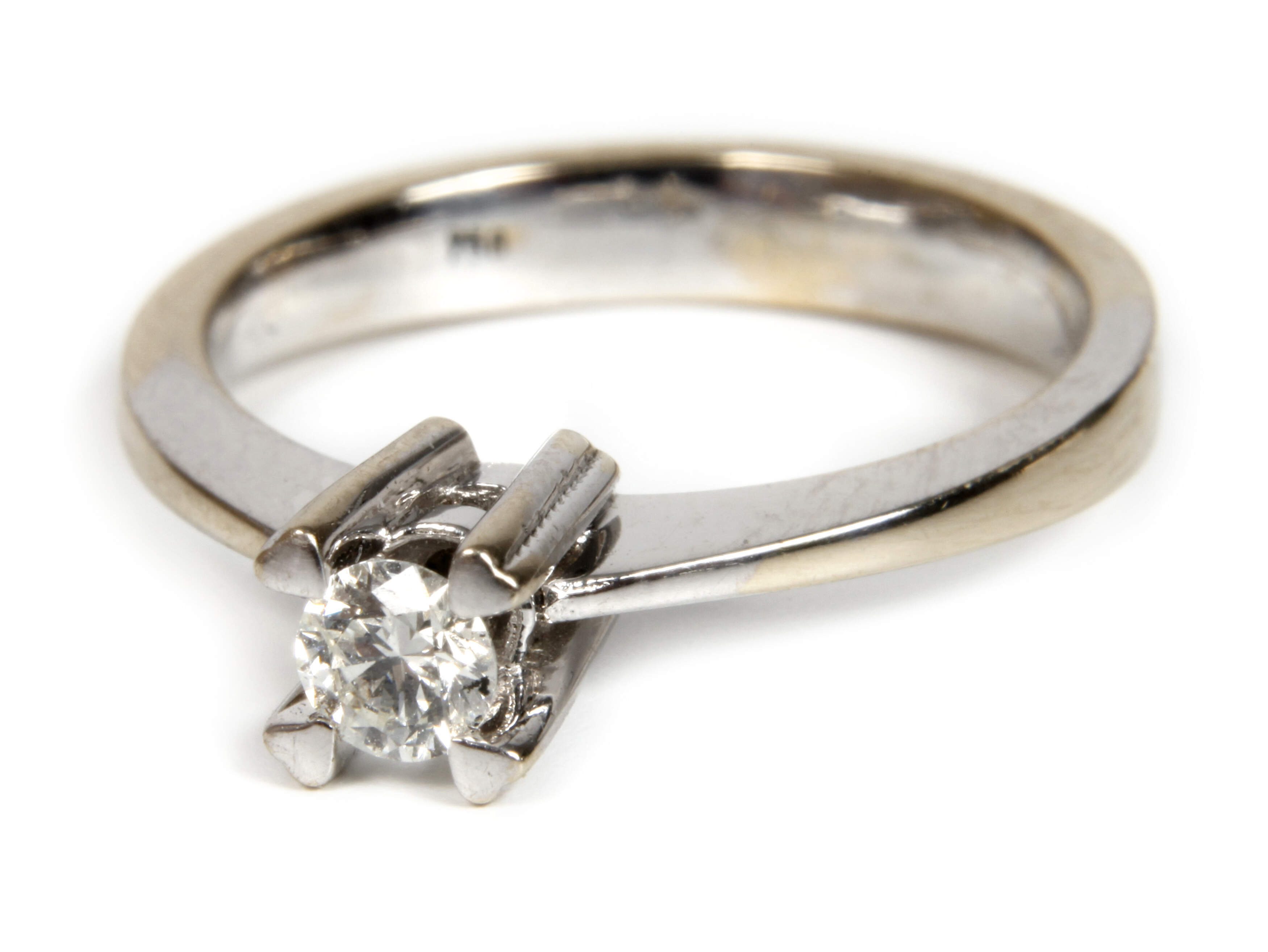 Solitärring mit Brillant