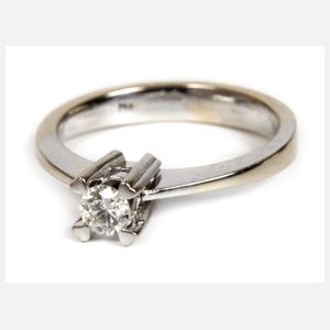 Solitärring mit Brillant